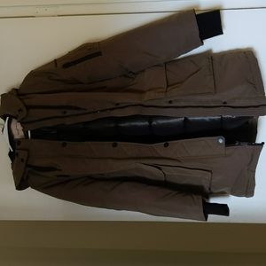 BCBGeneration olive coat (10-12) True to size